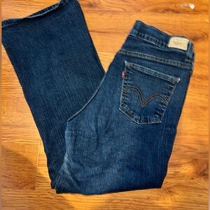 Levi's Dark Blue Bootcut 512 Jeans